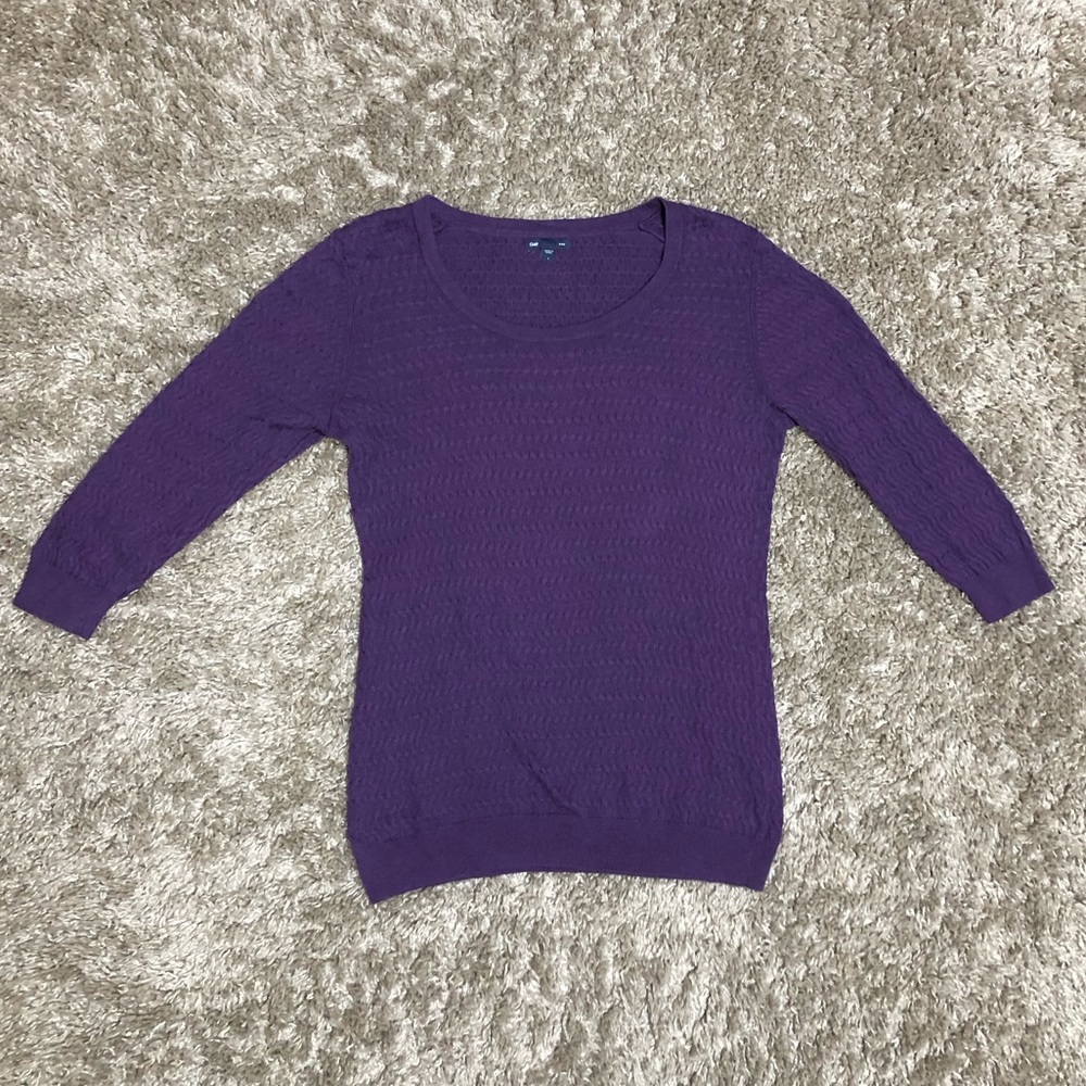 GAP Lightweight 3/4 Sleeve Sweater Size L
